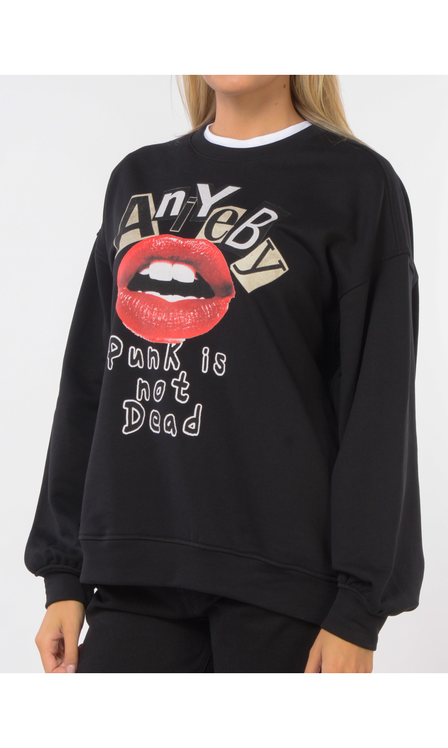 felpa da donna Aniye By over con stampa e scritta