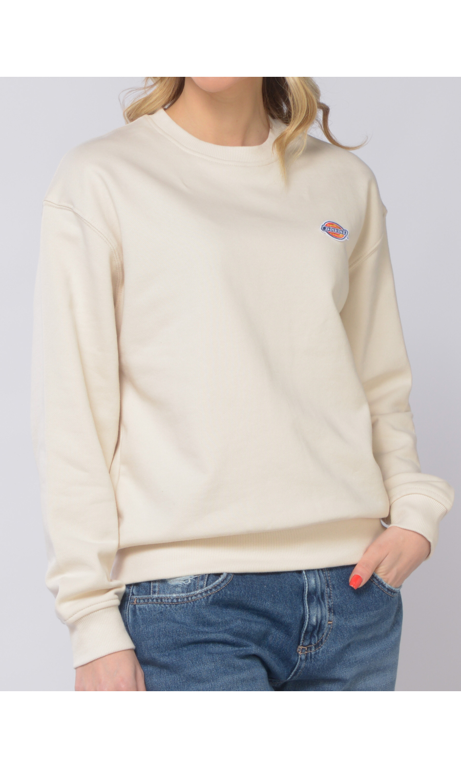 felpa da donna Dickies girocollo con logo