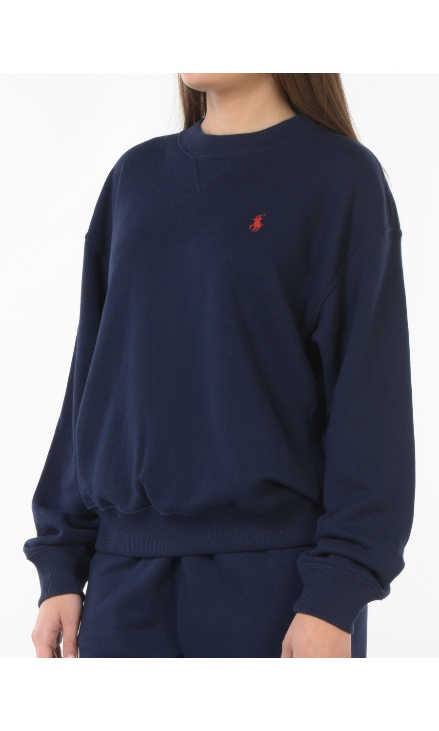 felpa da donna Ralph Lauren a girocollo con logo