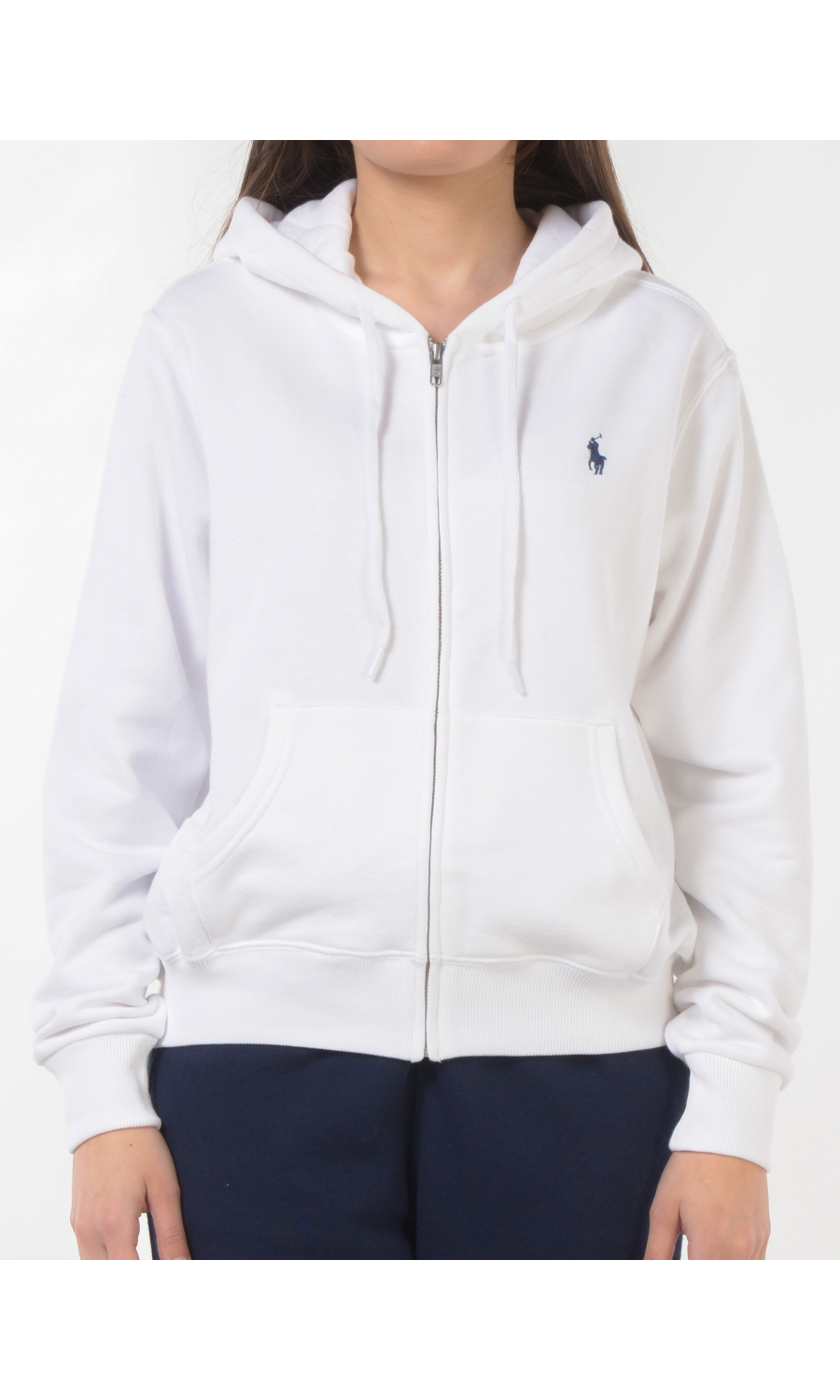 felpa da donna Ralph Lauren con cappuccio e zip