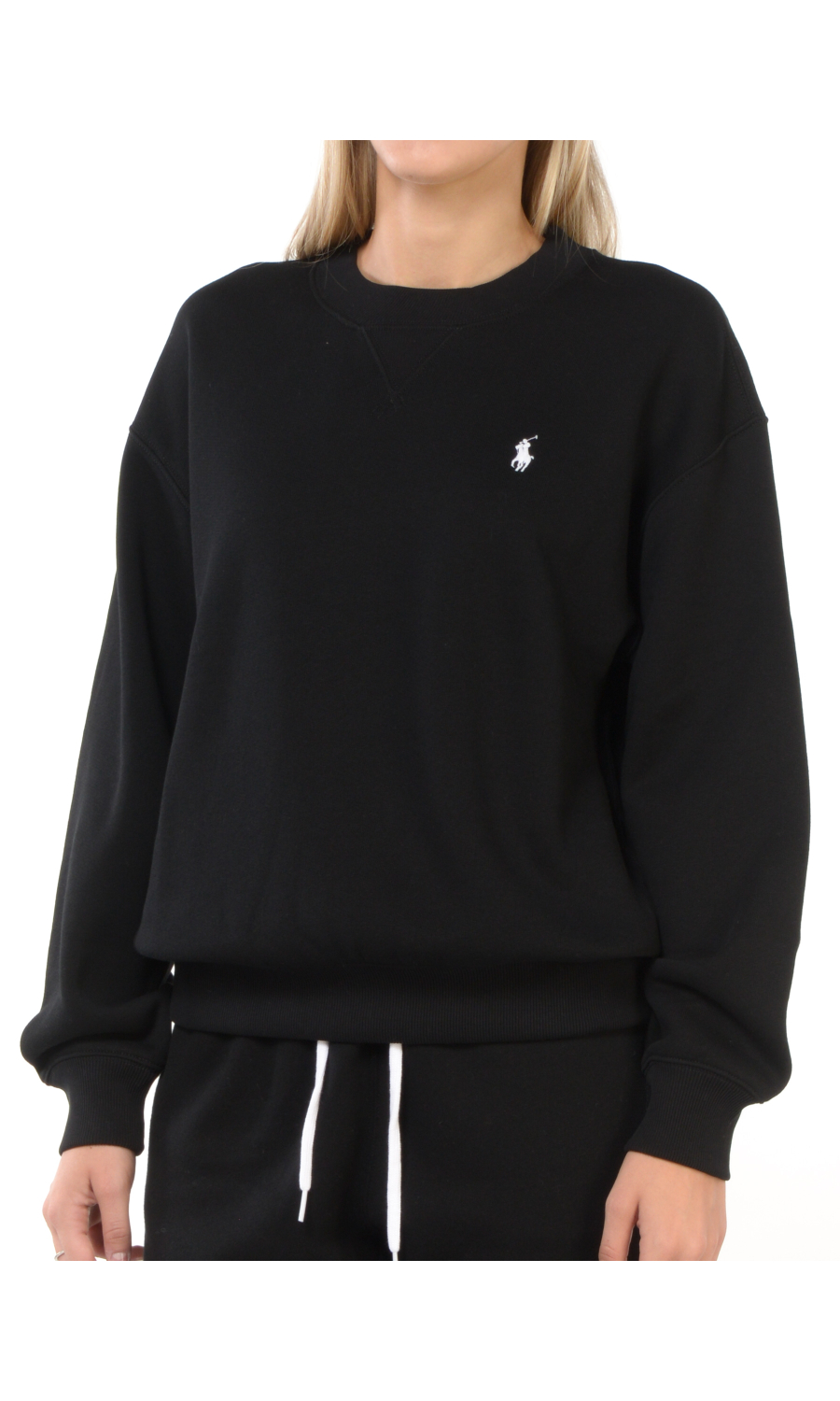 felpa da donna Ralph Lauren a girocollo con logo