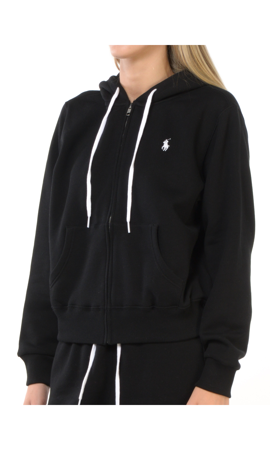 felpa da donna Ralph Lauren con cappuccio e zip