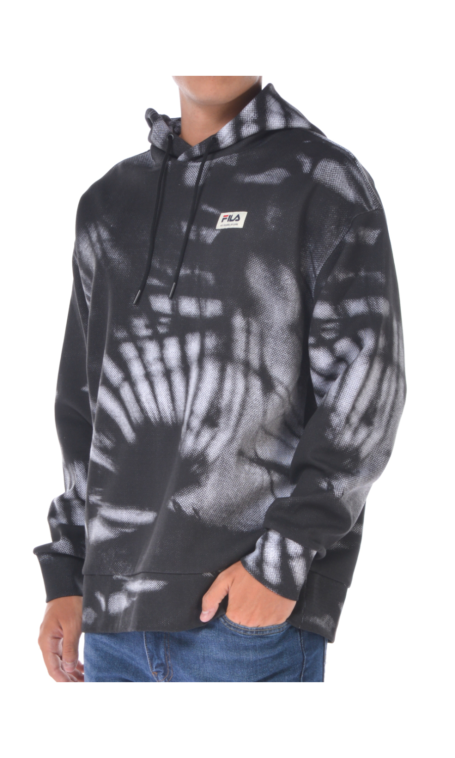 felpa da uomo Fila a fantasia con cappuccio