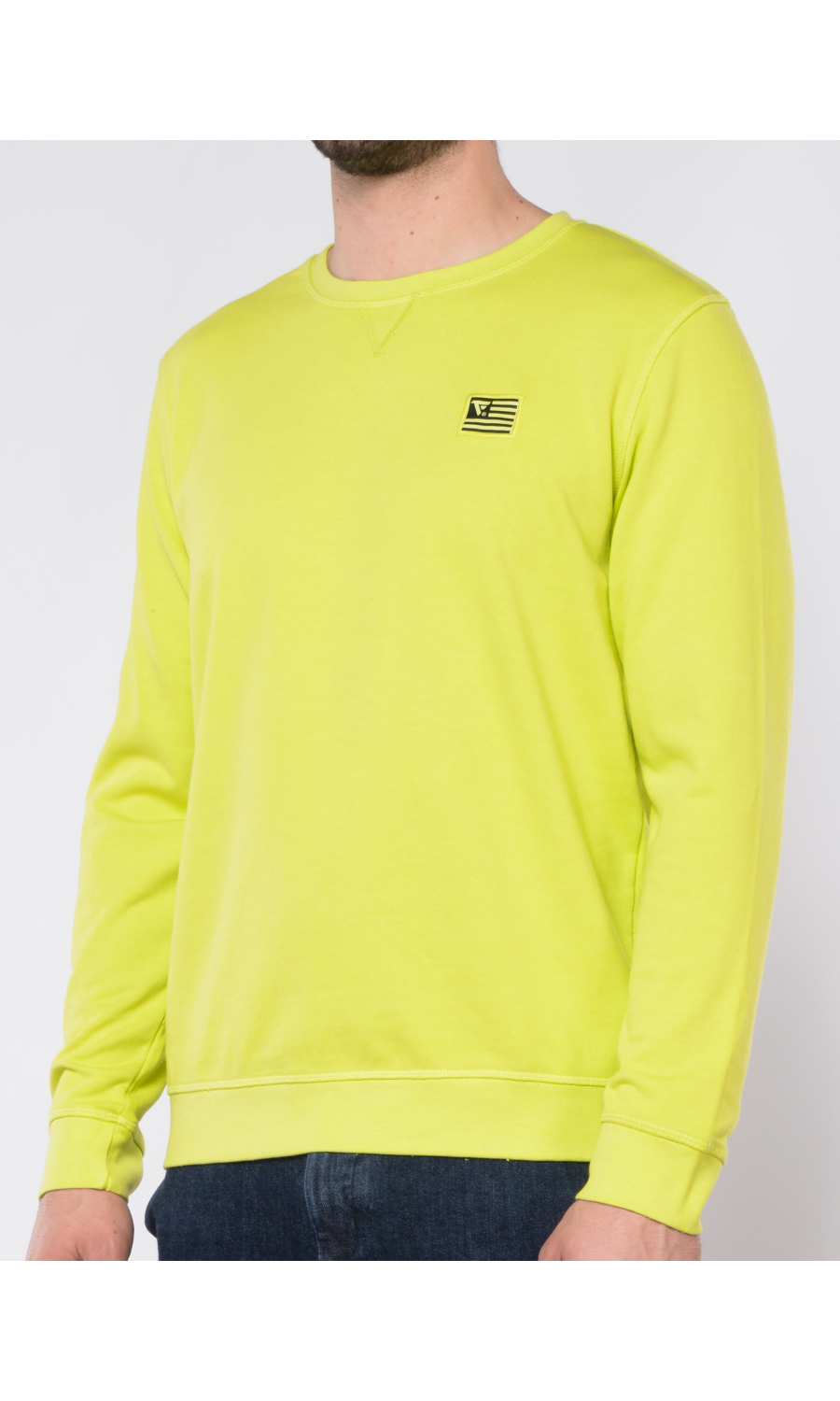 felpa da uomo Fred Mello girocollo con logo