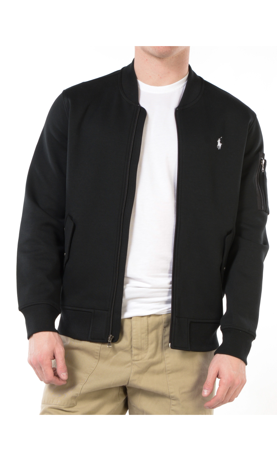 felpa da uomo Ralph Lauren con zip e tasche