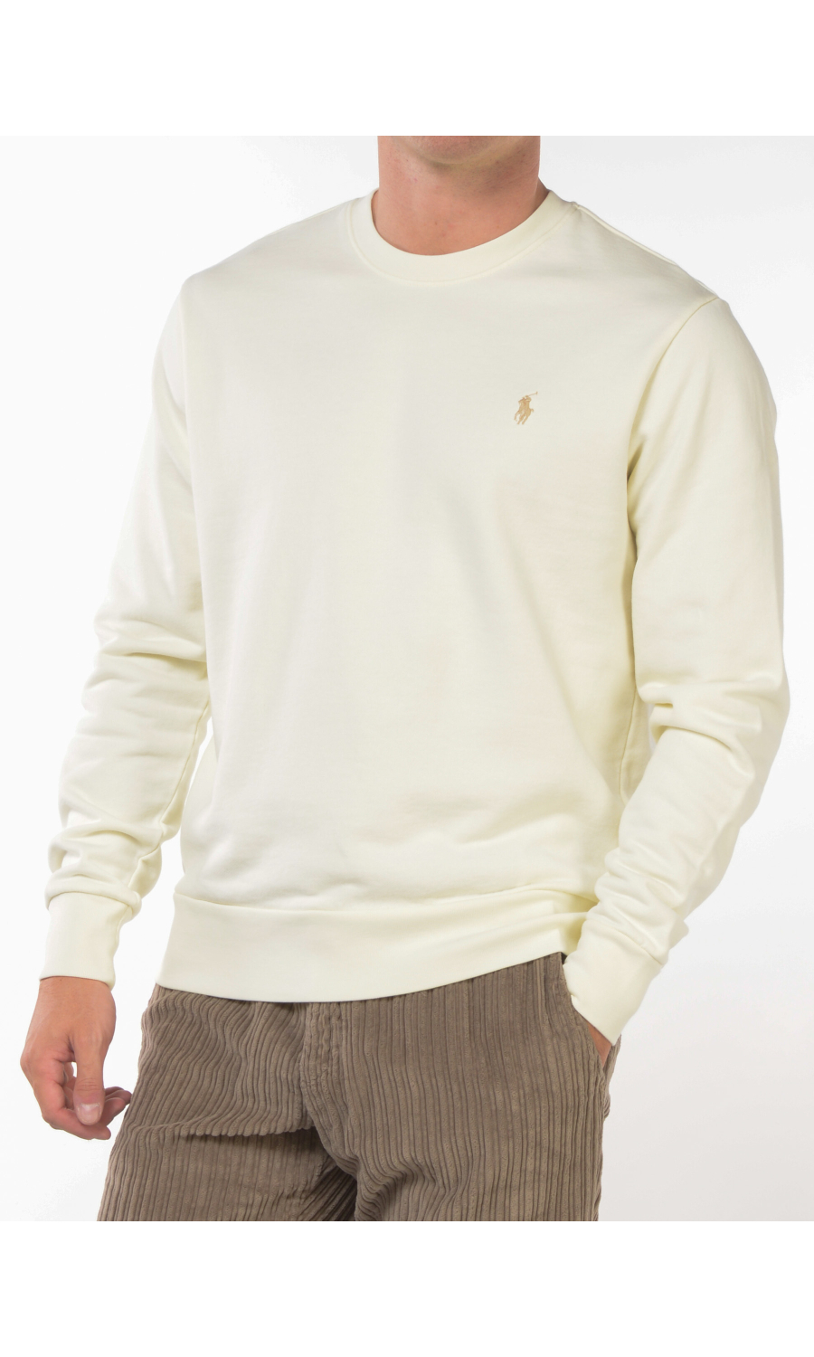 felpa da uomo Ralph Lauren a girocollo con logo