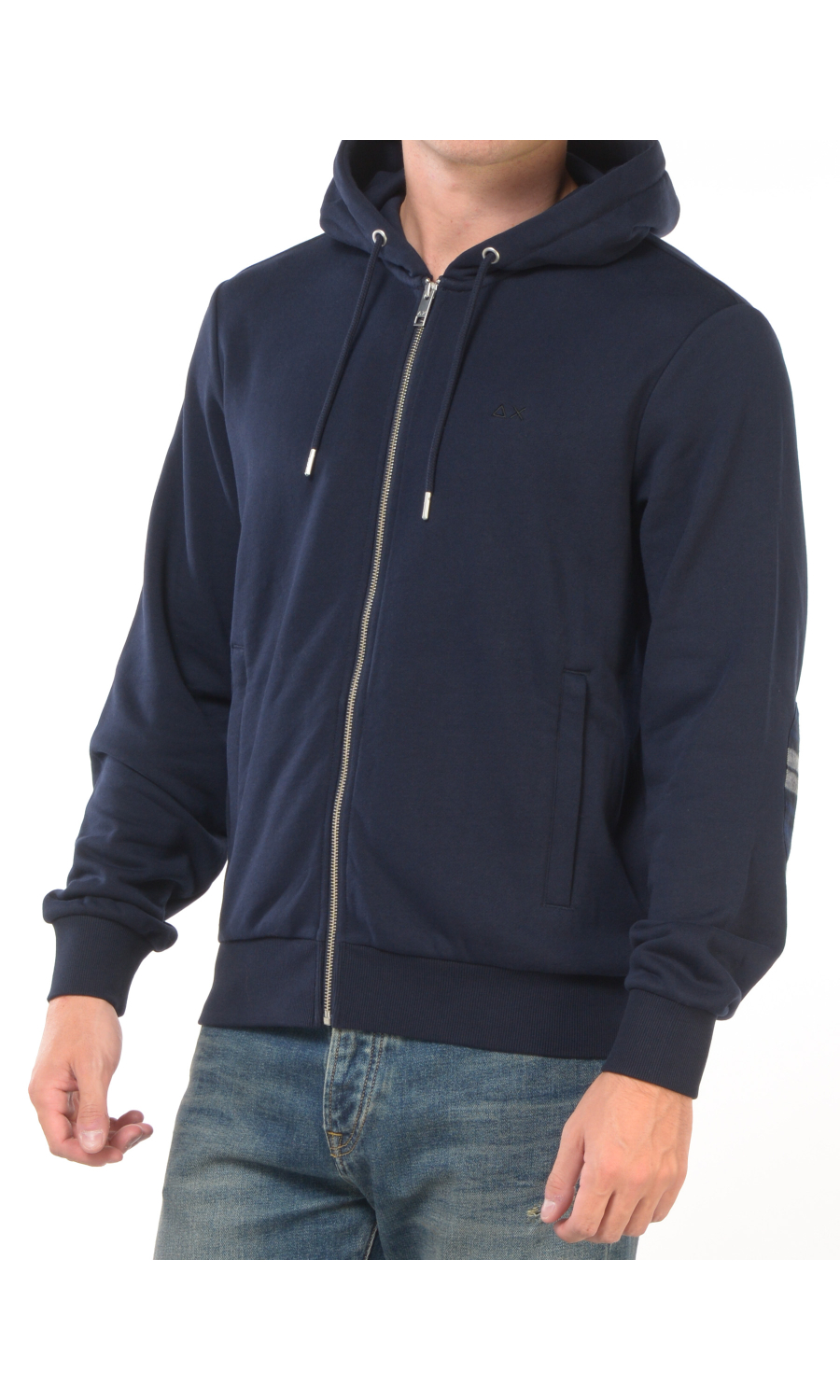 felpa da uomo Sun68 con cappuccio e zip