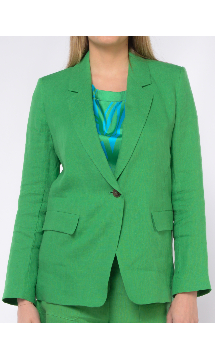 giacca da donna Emme By Marella in lino a monopetto