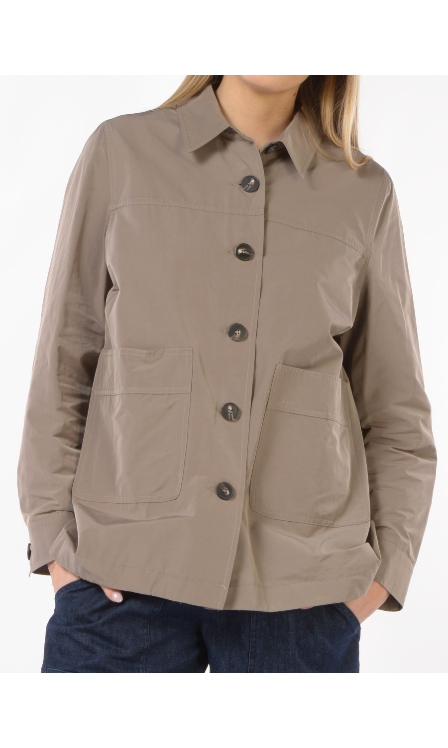 giacca da donna Jurere camicia con bottoni e tasche