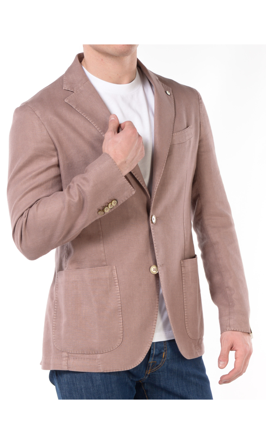 giacca da uomo L.B.M.1911 Jack Regular con lavorazione a spina