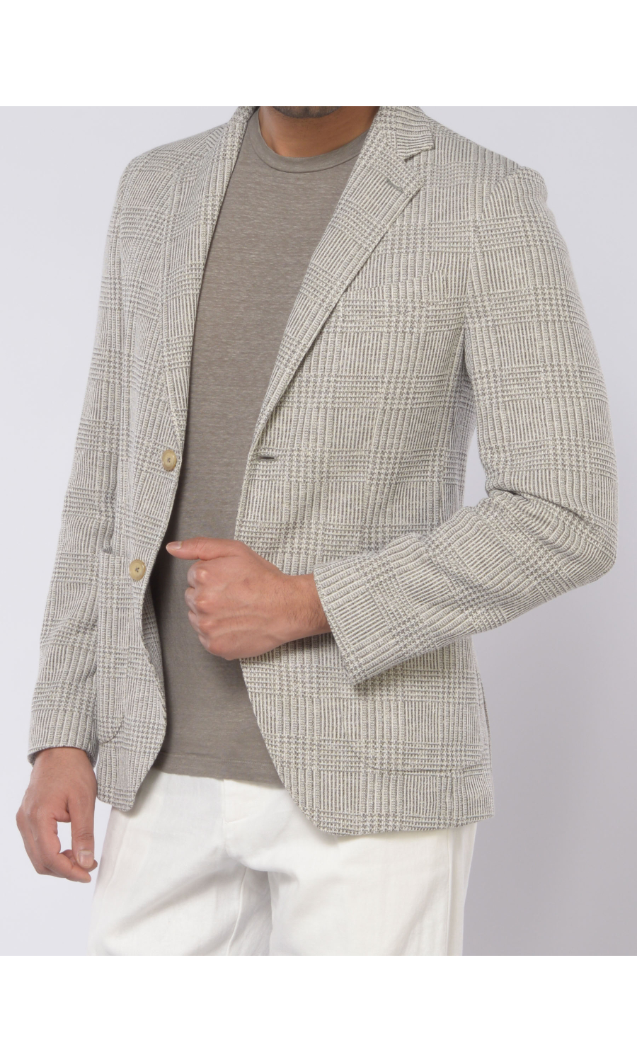 giacca da uomo Seventy a quadri monopetto