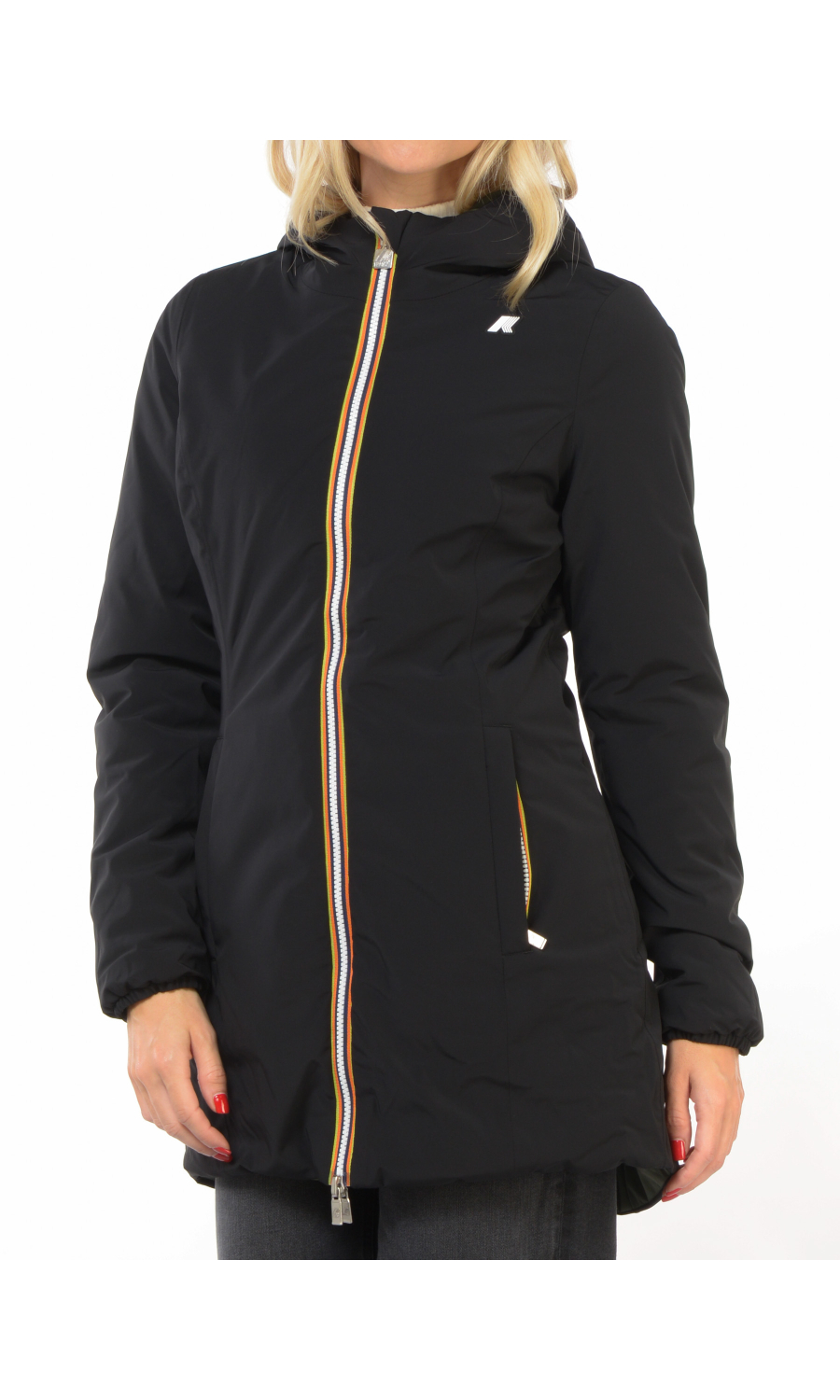 giaccone da donna K Way Denise St Warm Double con cappuccio