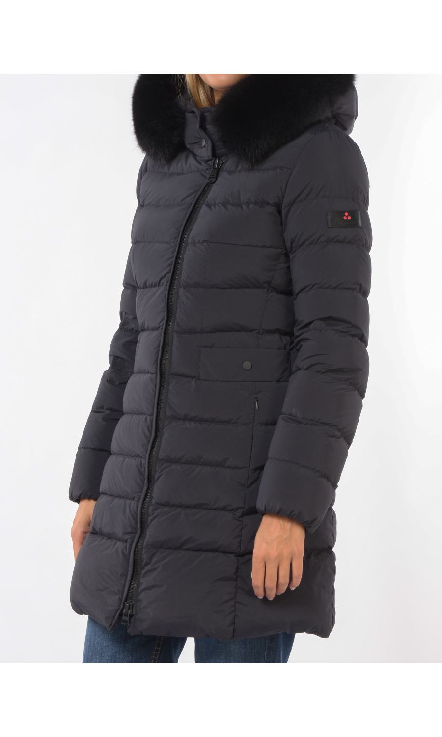 giaccone da donna Peuterey Seriola con collo alto e pelliccia