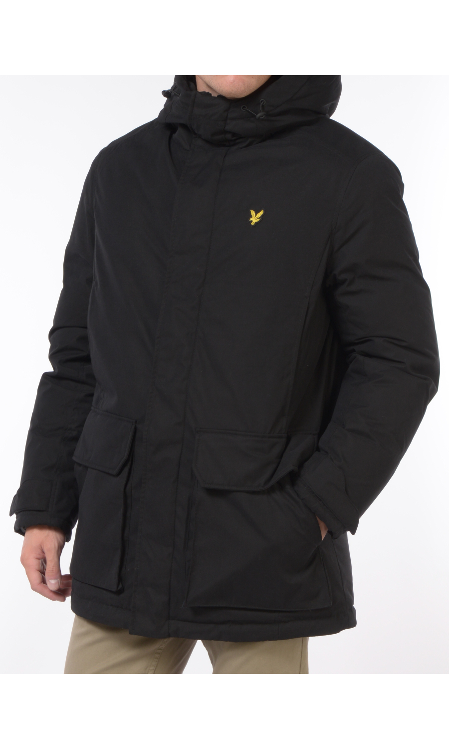 giaccone da uomo Lyle&Scott parka con logo