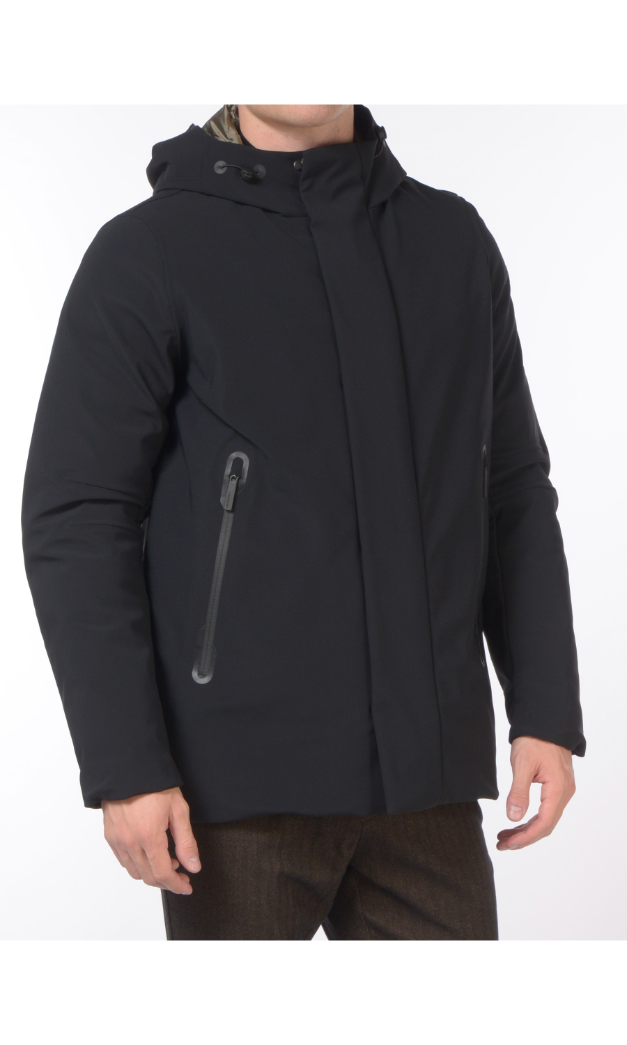 giaccone da uomo Rrd imbottito con cappuccio