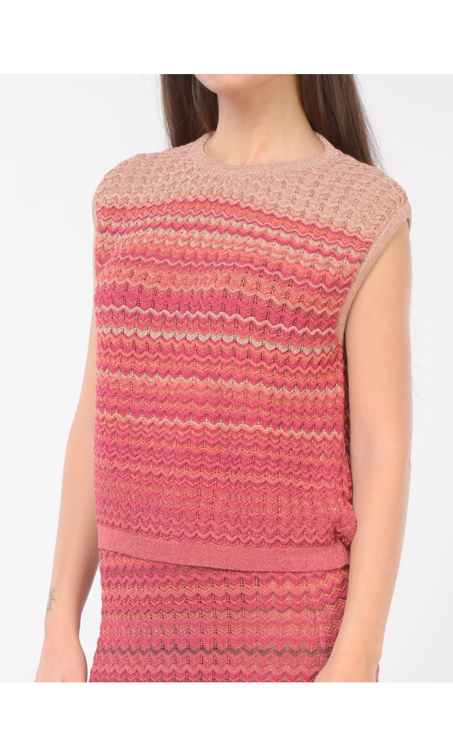 gilet da donna Akep in maglia degrade'