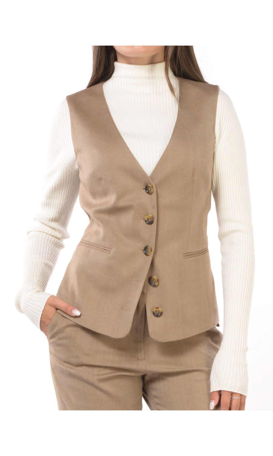 gilet da donna Liu Jo con bottoni e alamari