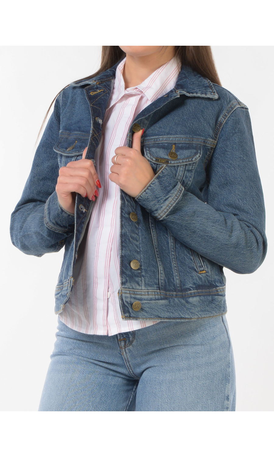 giubbino da donna Lee® Rider Jacket in denim