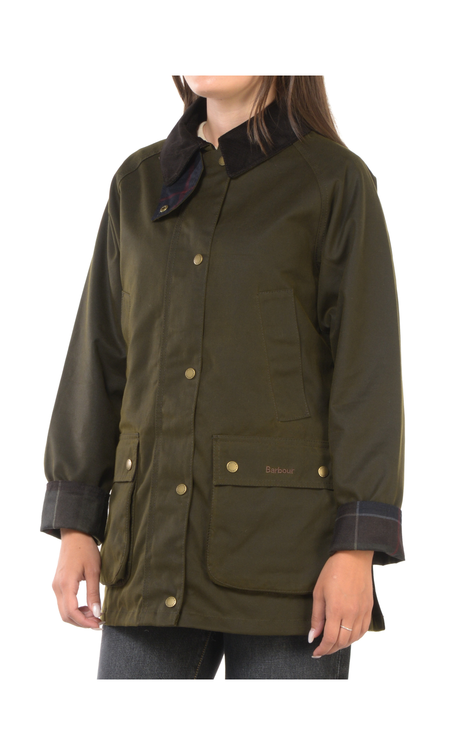 giubbino da donna Barbour Acorn Wax in cotone cerato