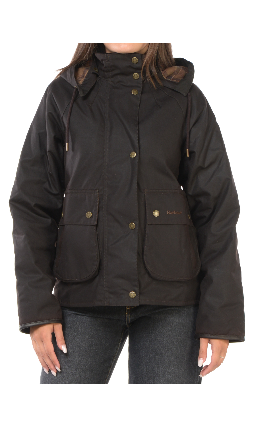 giubbino da donna Barbour Georgette Wax imbottito