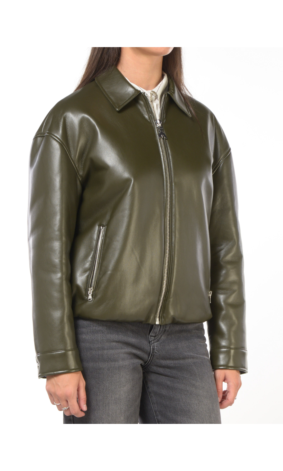 giubbino da donna Patrizia Pepe bomber in ecopelle