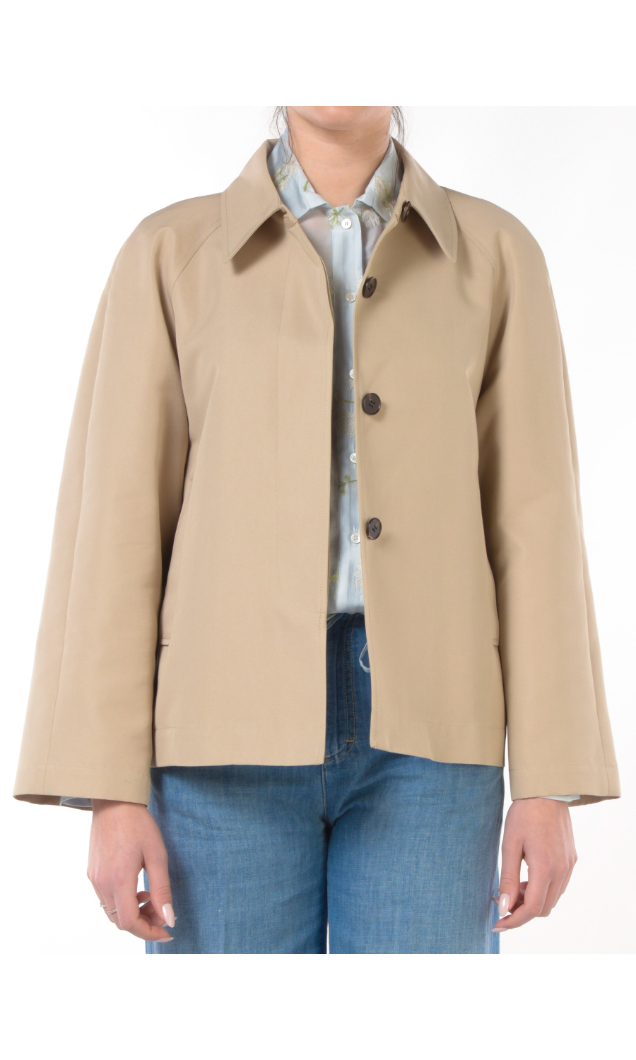 giubbino da donna Seventy boxy con colletto