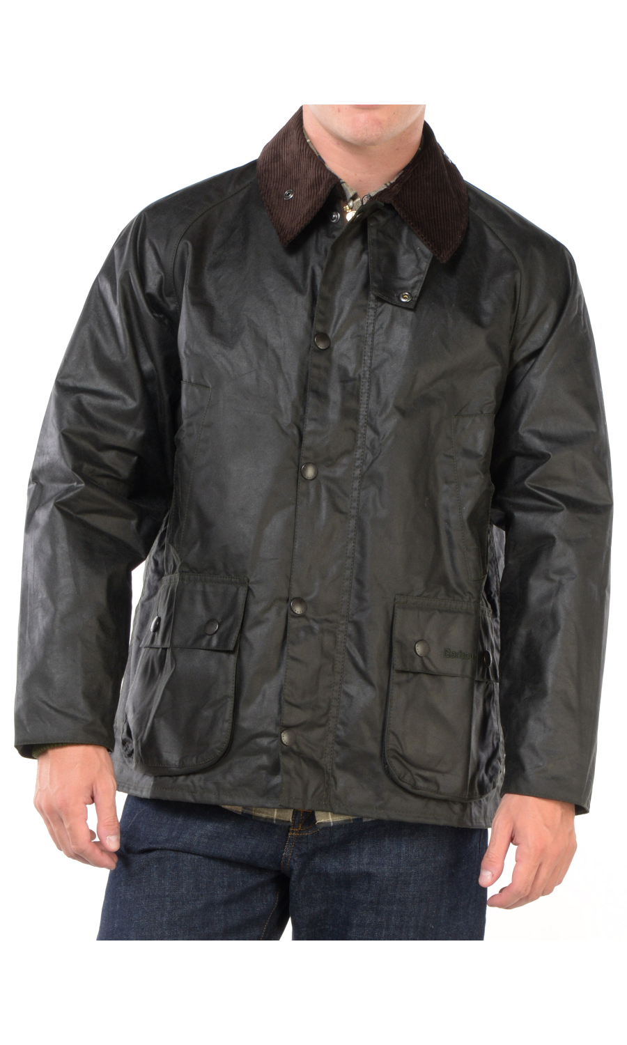 giubbino da uomo Barbour bedale wax sage