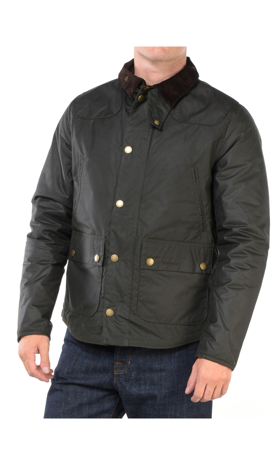 giubbino da uomo Barbour wax reelin
