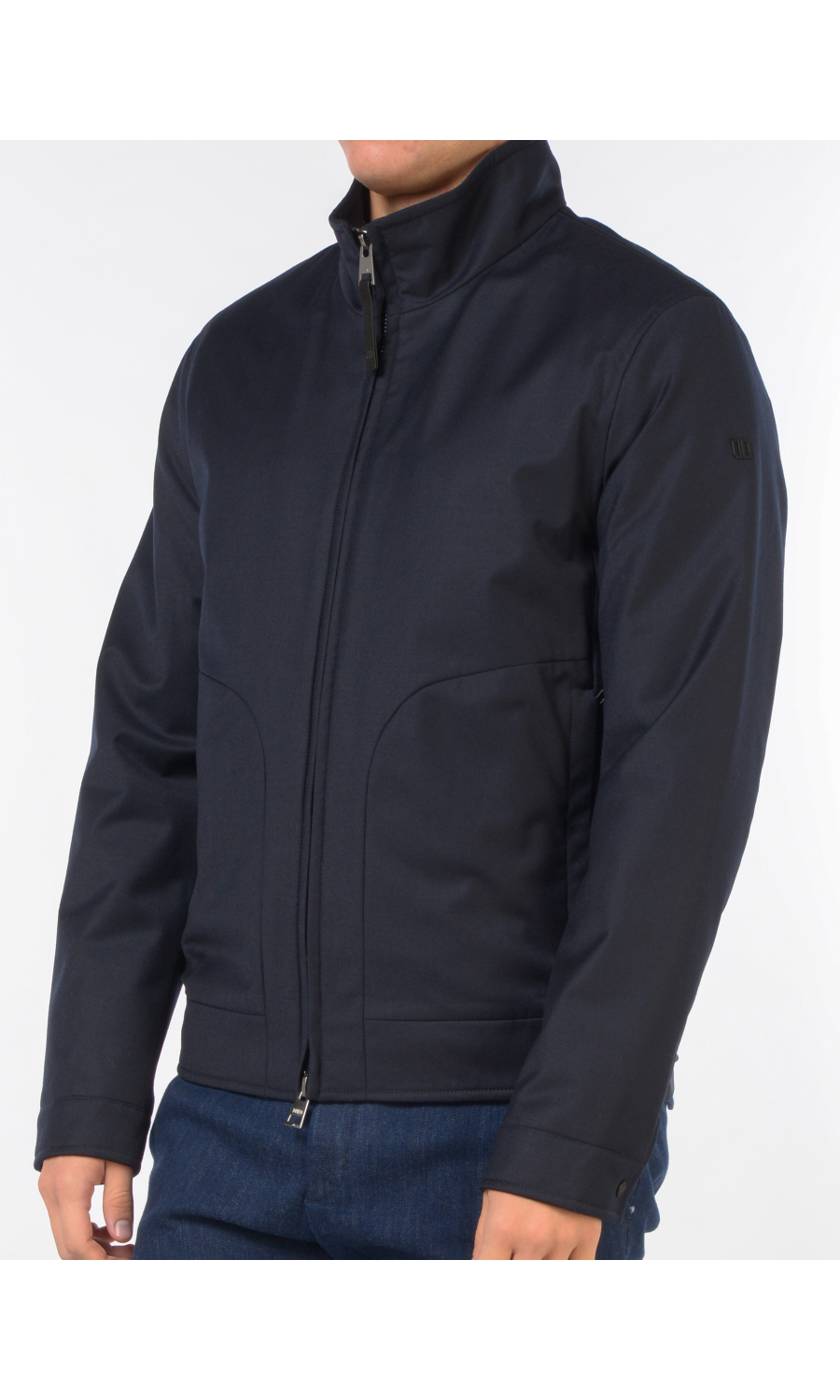 giubbino da uomo Duno in lana ecopelliccia