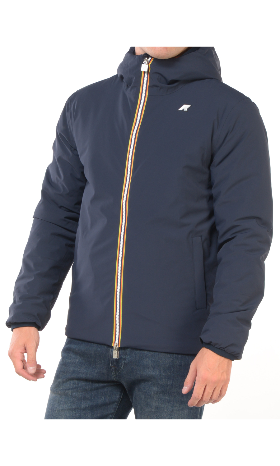 giubbino da uomo K Way Jack St Warm reversibile