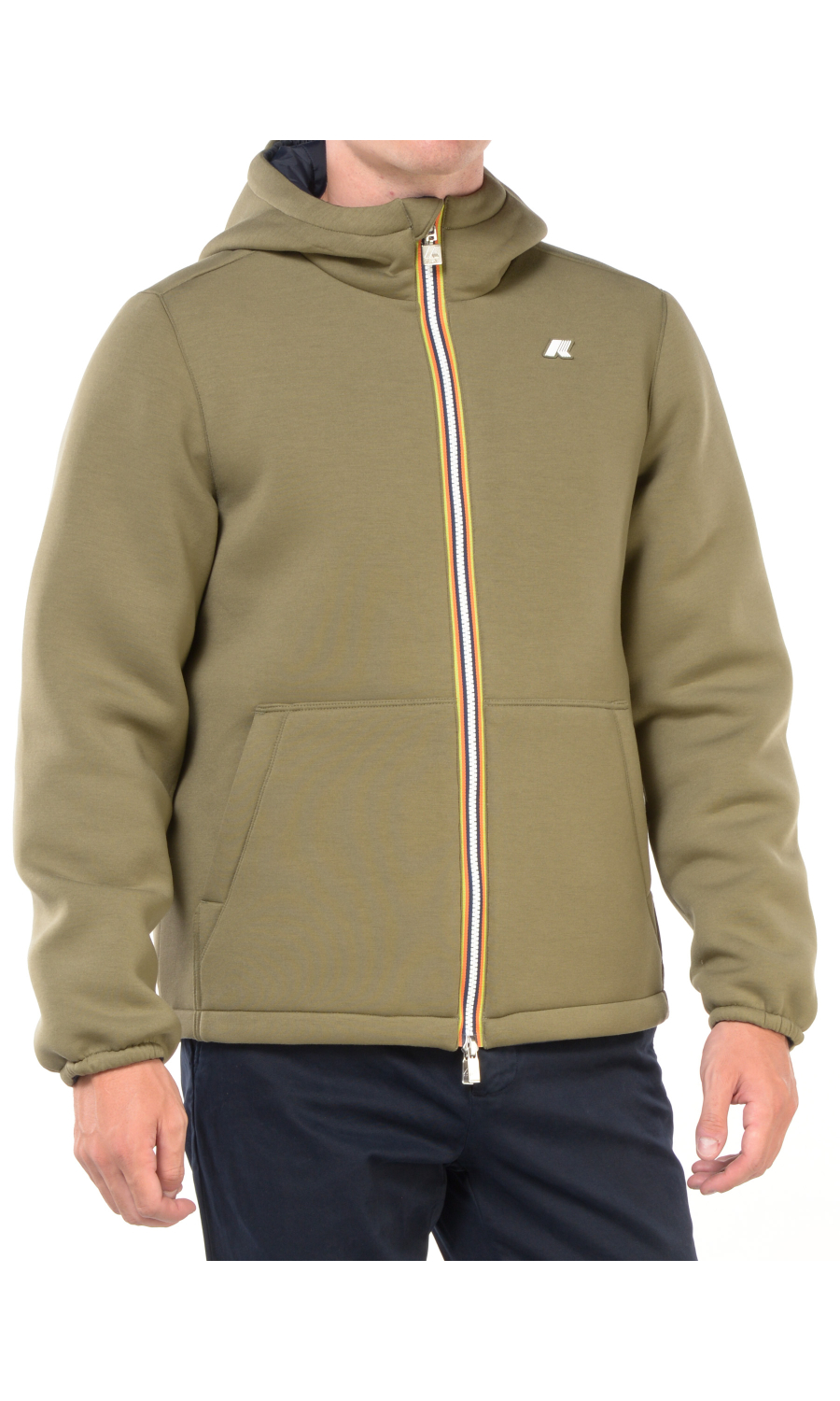 giubbino da uomo K Way Jack Spacer Nylon reversibile