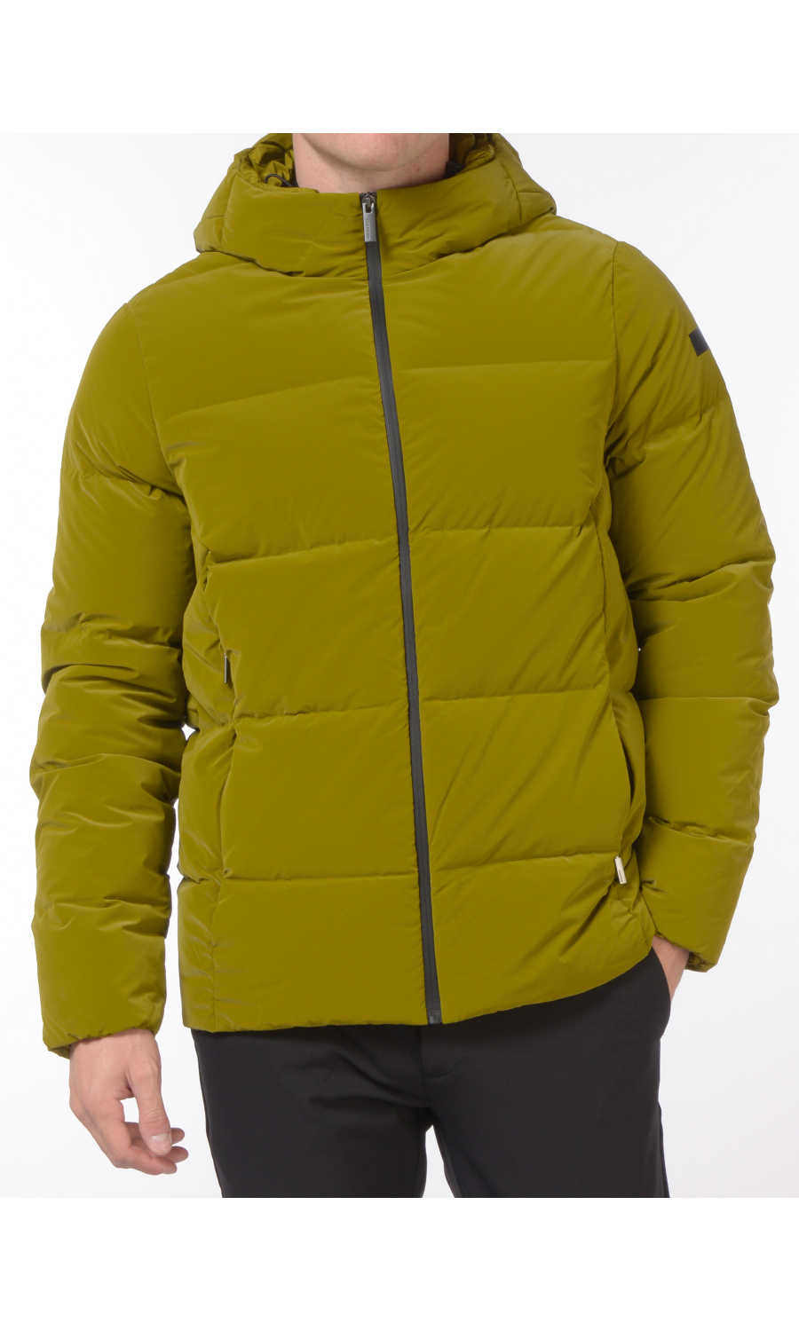 giubbino da uomo Rrd in piuma con cappuccio