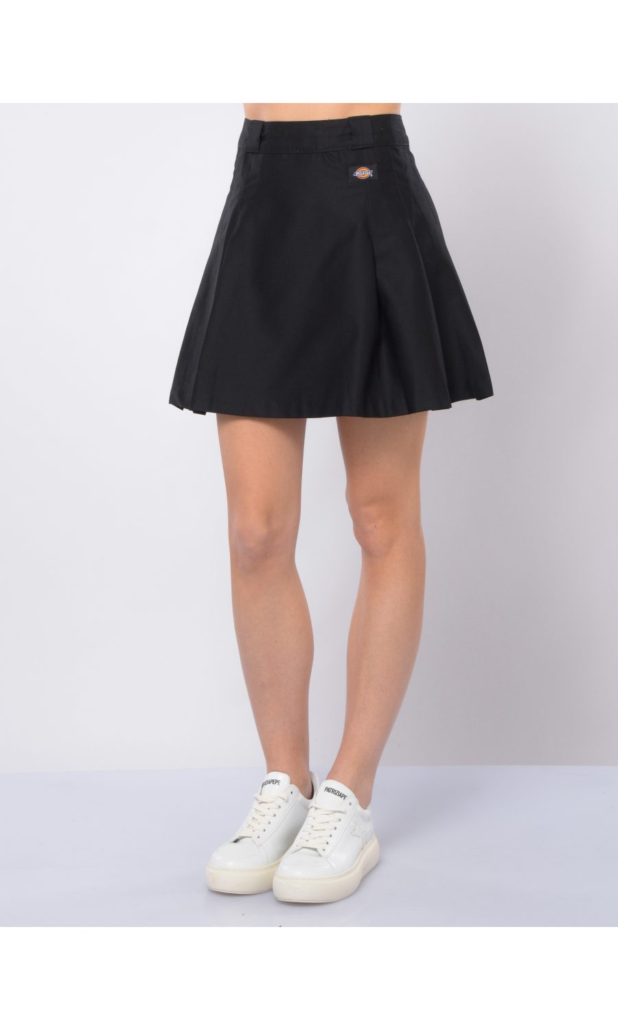 gonna Corta da donna Dickies a pieghe con logo