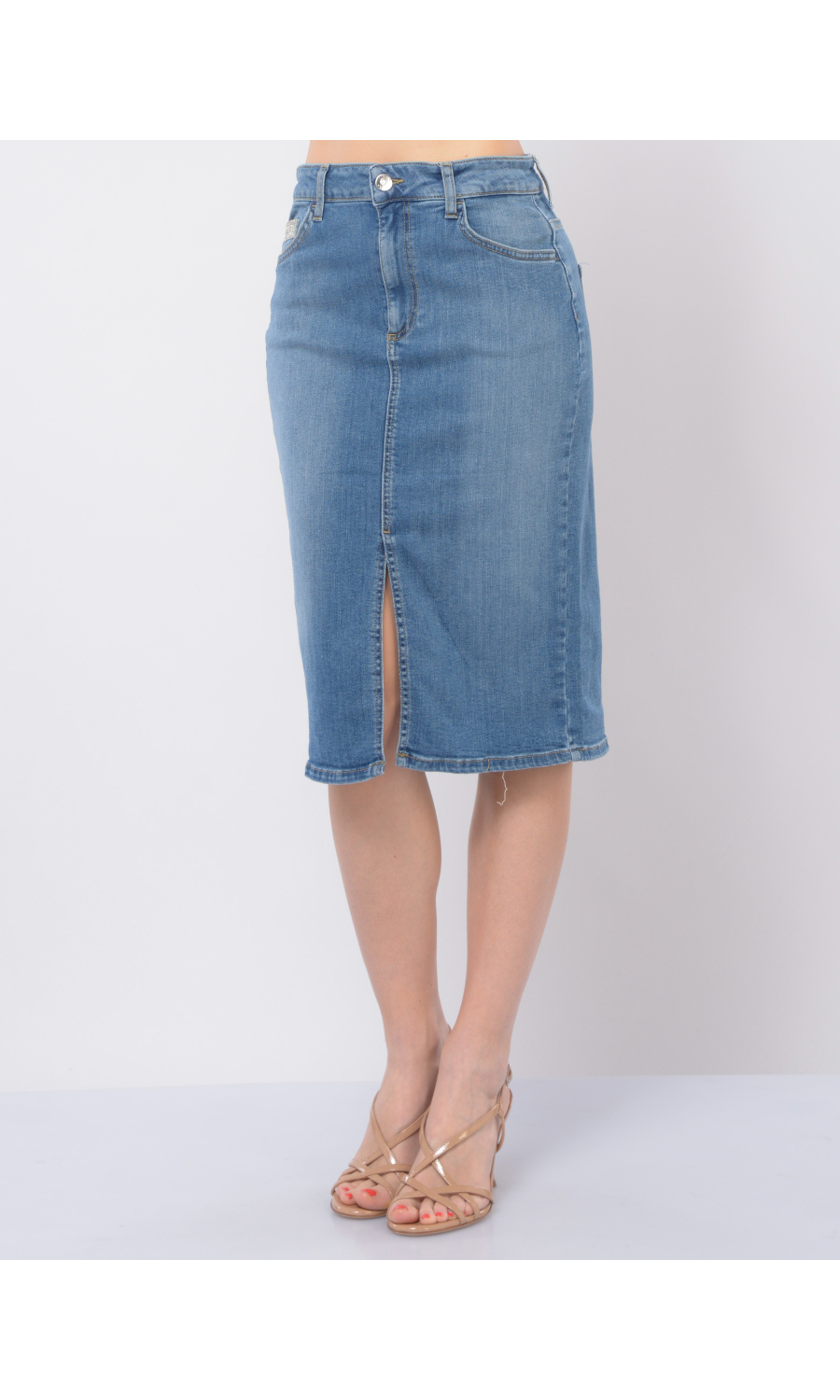 gonna corta da donna Liu Jo in denim a tubino