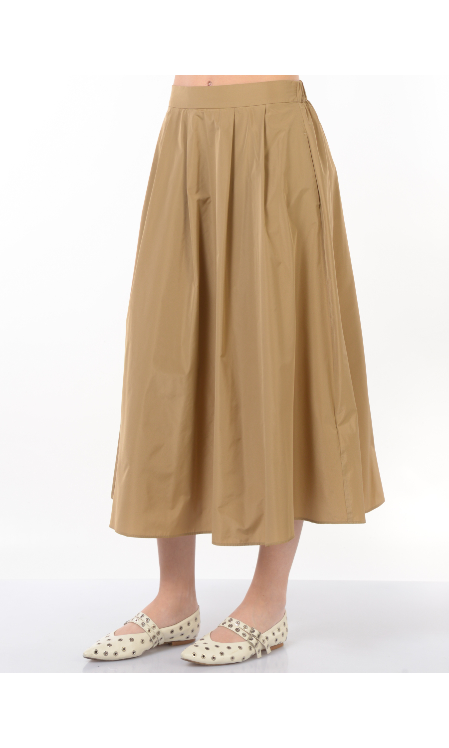 gonna lunga da donna Emme By Marella svasata con pieghe