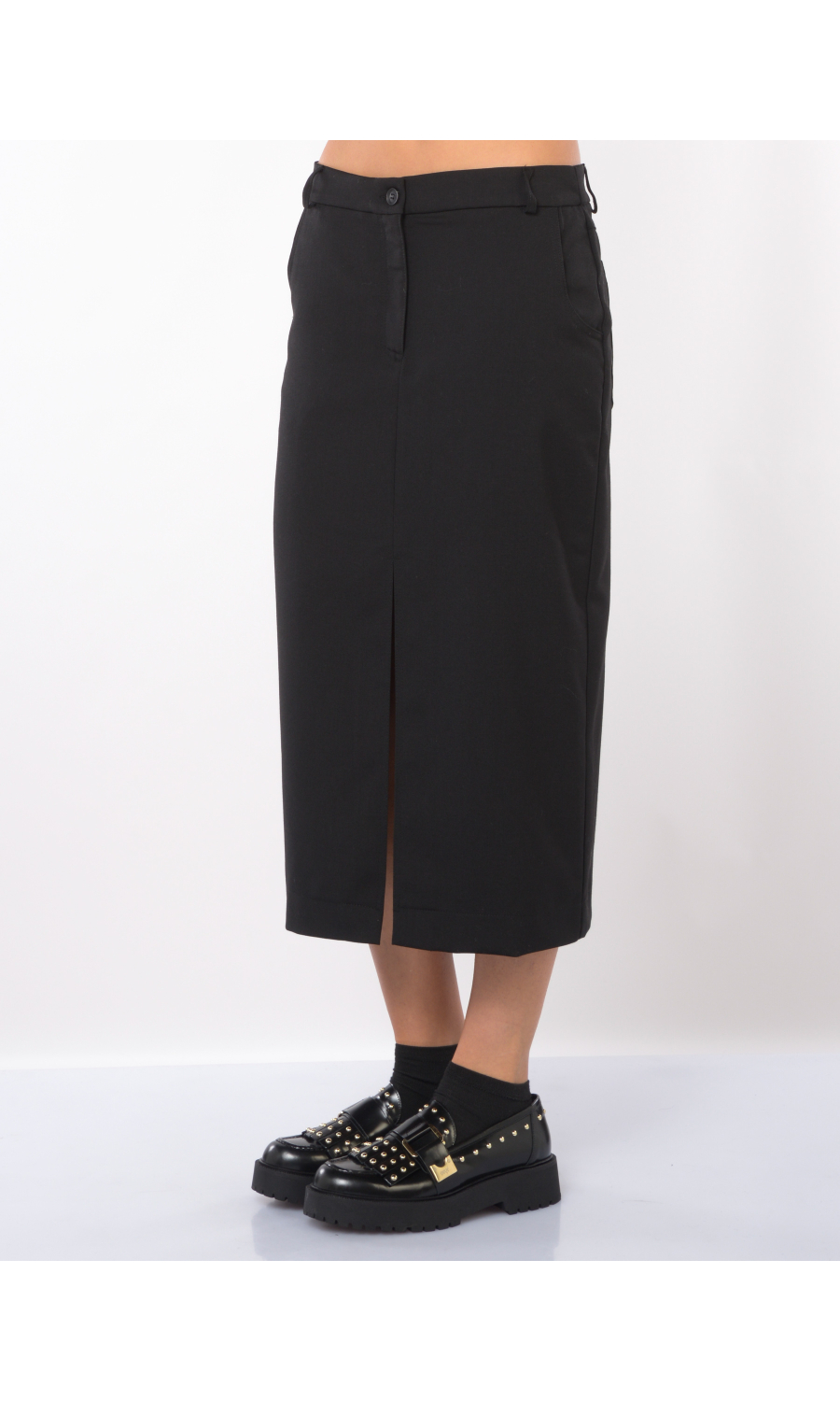 gonna lunga da donna Icona By Kaos cinque tasche con spacco