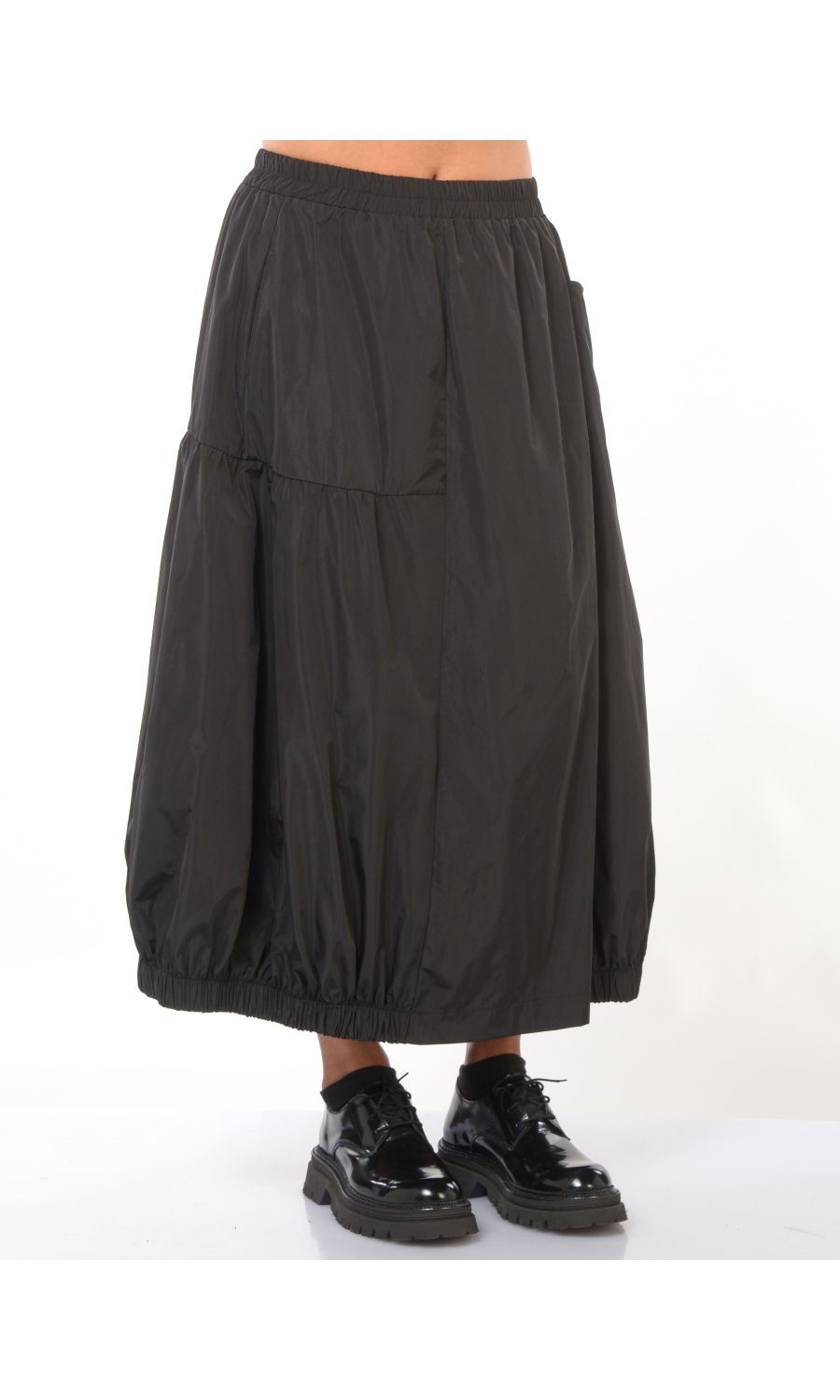 gonna lunga da donna Jurere in taffeta' con elastico