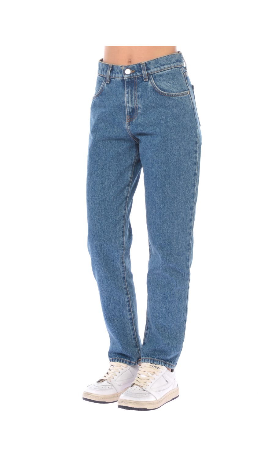 jeans da donna Htc Los Angeles Boyfriend con impunture