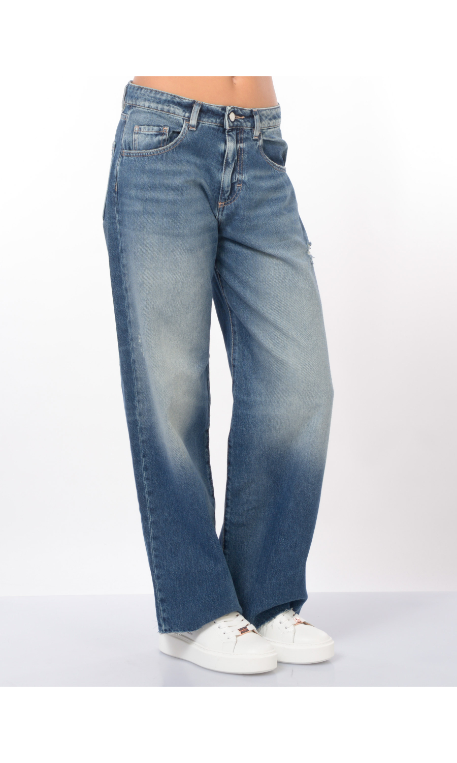 jeans da donna Icon Denim Bea con rotture