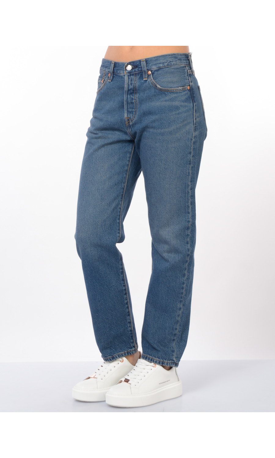 jeans da donna Levi's® 501 Cropped cinque tasche