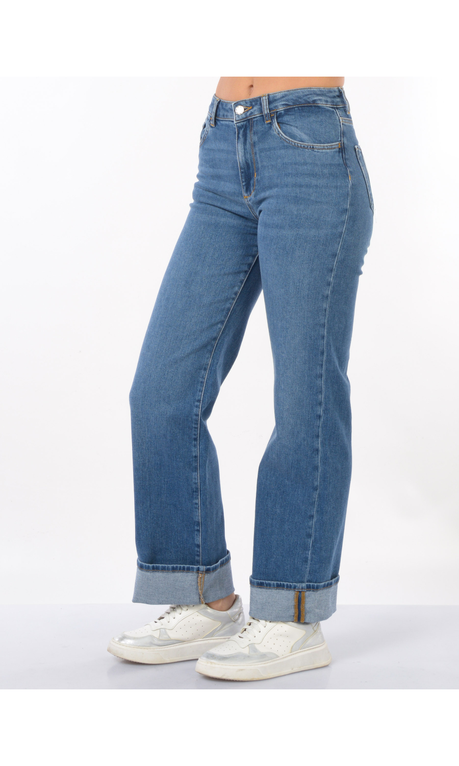 jeans da donna Liu Jo Straight Fit con balza