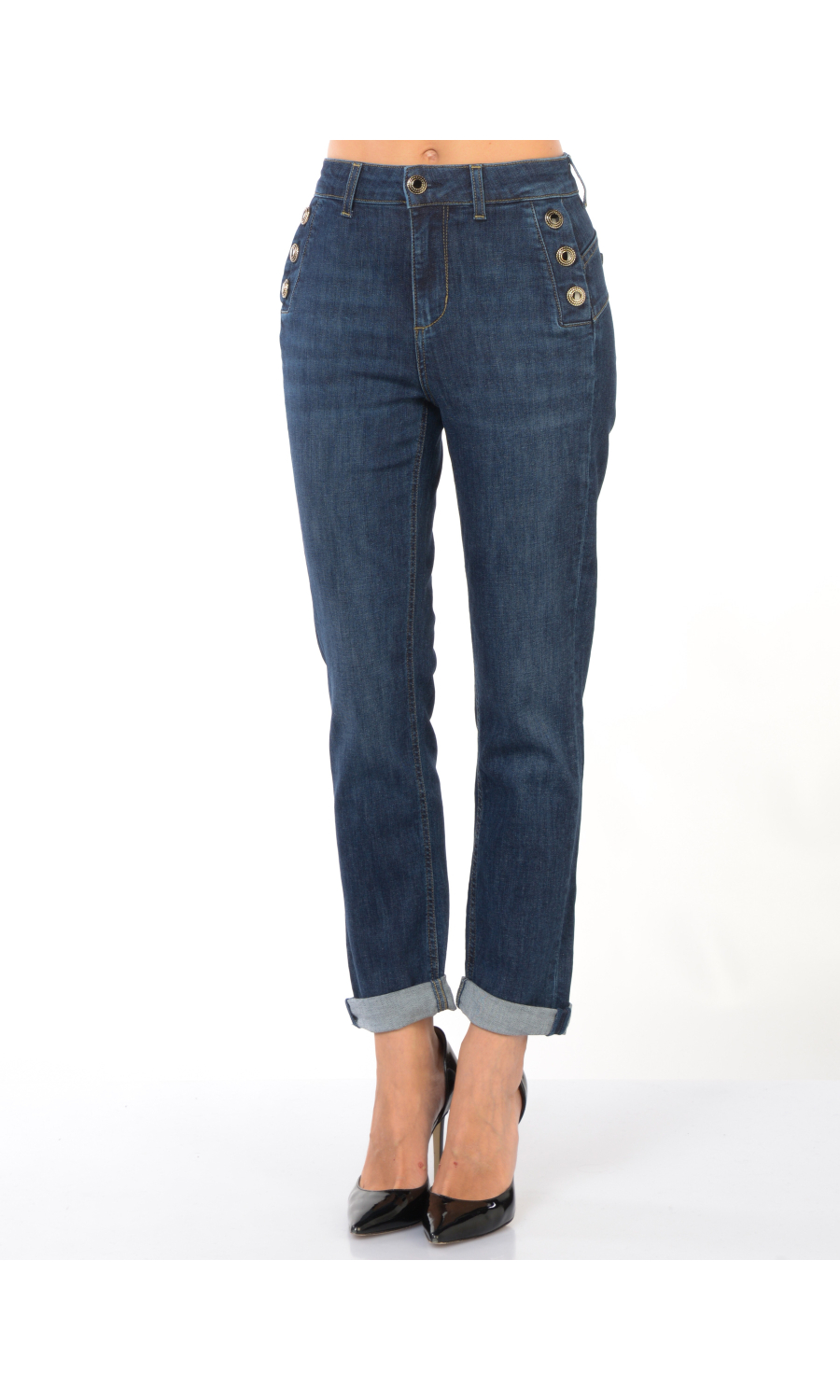 jeans da donna Liu Jo Monroe con bottoni