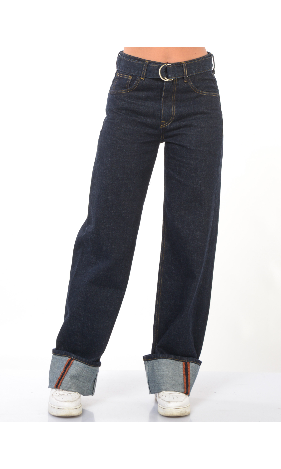 jeans da donna Liu Jo flare con cintura e balza