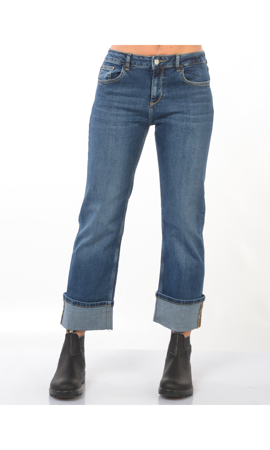 jeans da donna Liu Jo straight con balza