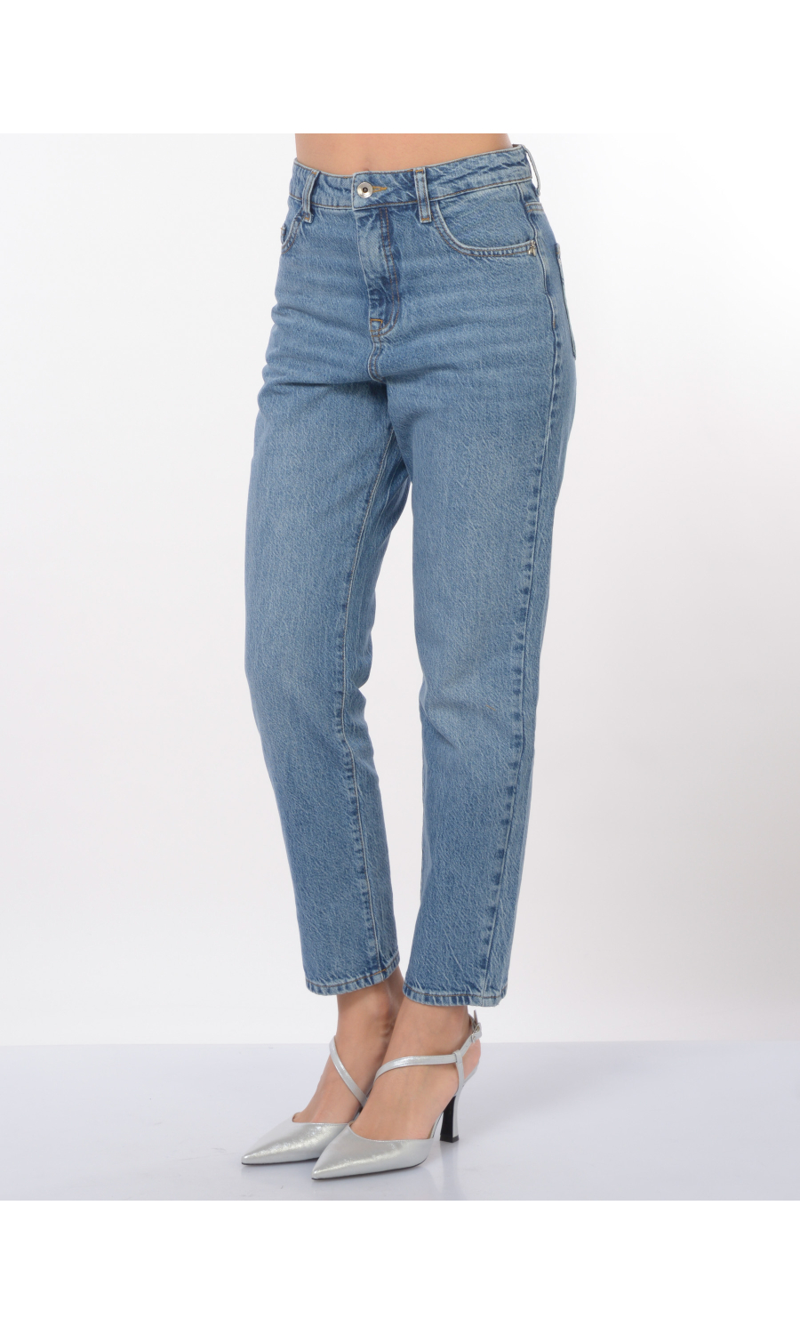 jeans da donna Patrizia Pepe mom fit cinque tasche