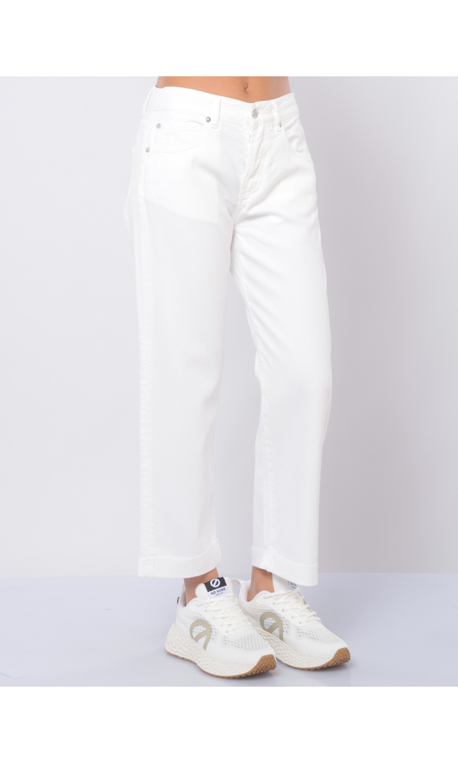 jeans da donna Roy Roger's Boyfriend con balza