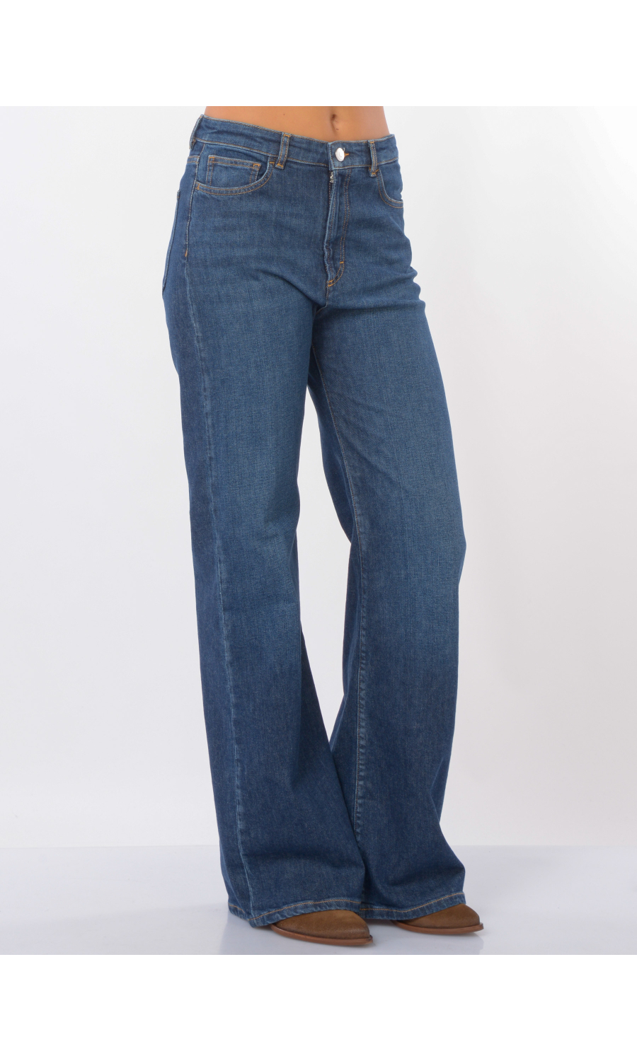 jeans da donna Seventy flare con impunture