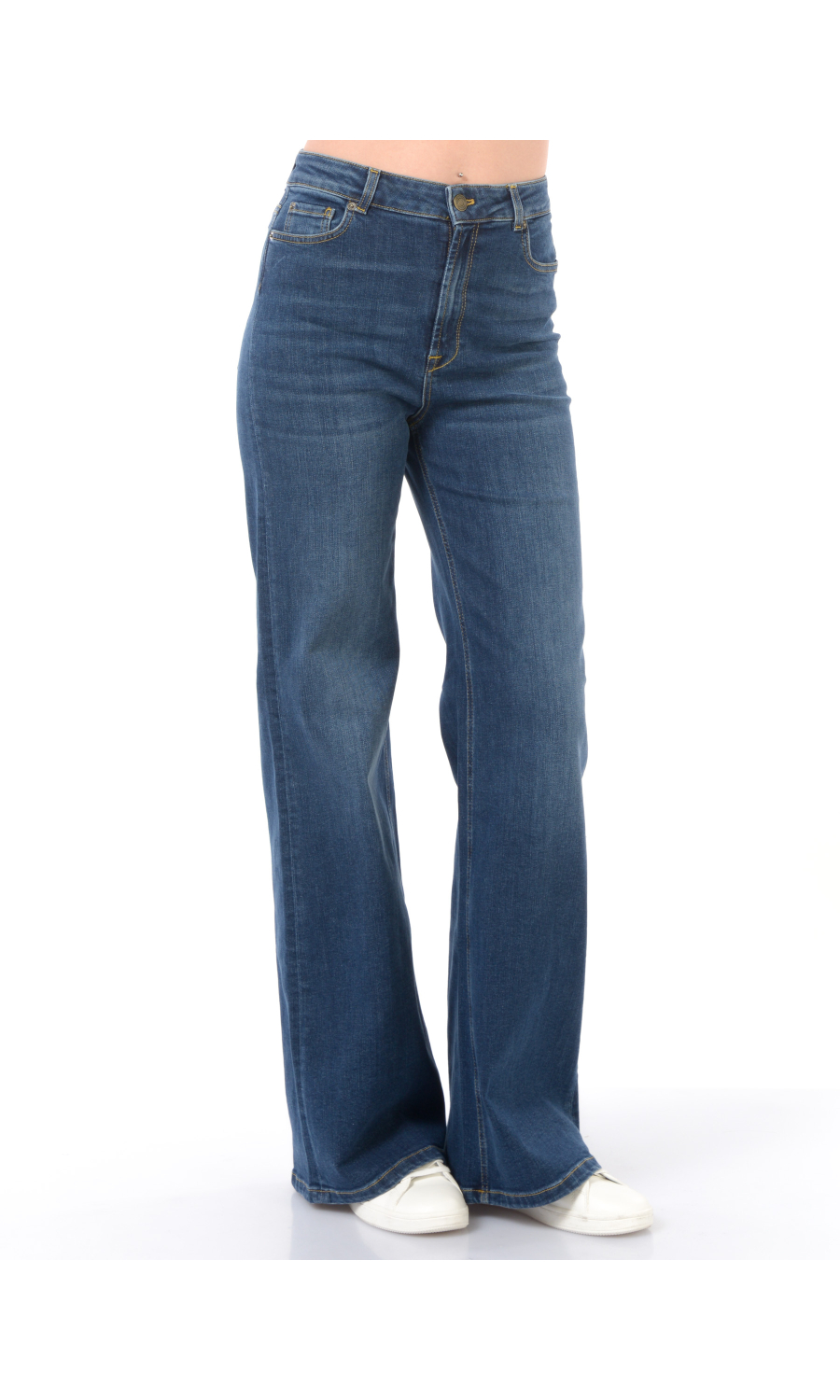 jeans da donna Twinset ampio cinque tasche