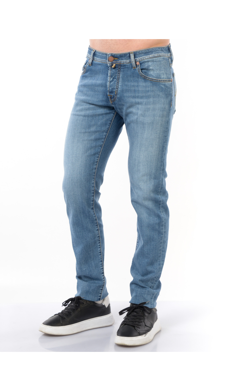 jeans da uomo Jacob Cohen cinque tasche stone washed