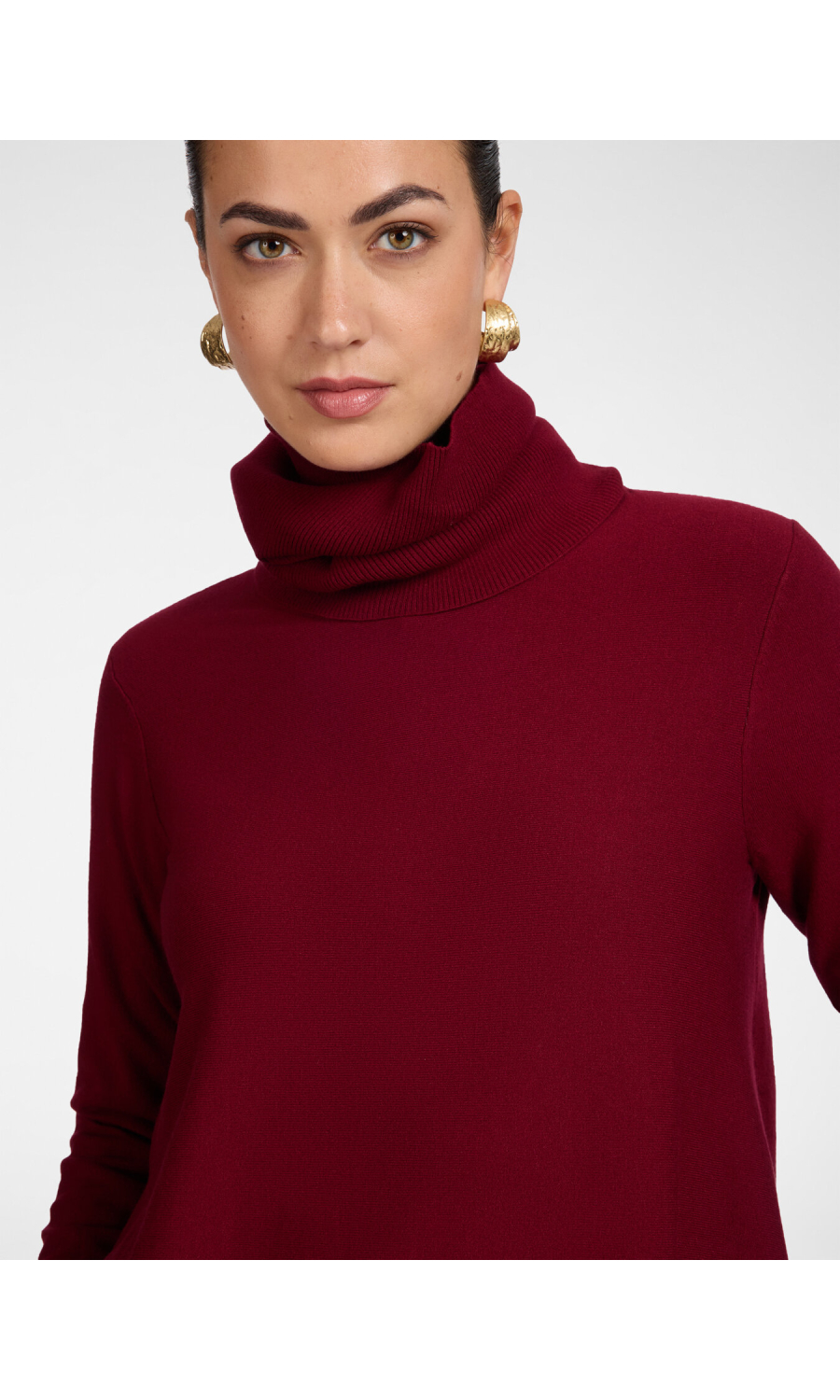 maglia da donna Elena Miro' in viscosa a dolcevita